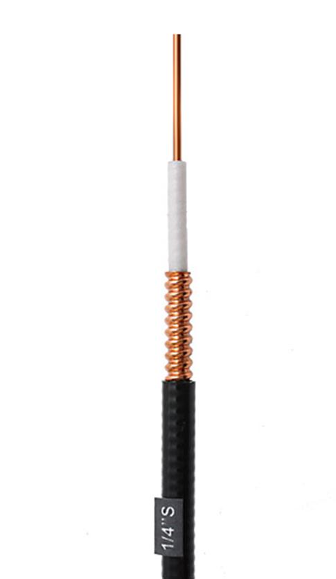 1/4" Helical Corrugated Copper Tube RF 50 ohm coaxial cable 0