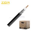Quad Shield RG11 Plenum Digital Coaxial Cable 14 AWG Solid CCS 75 Ohm Impedence