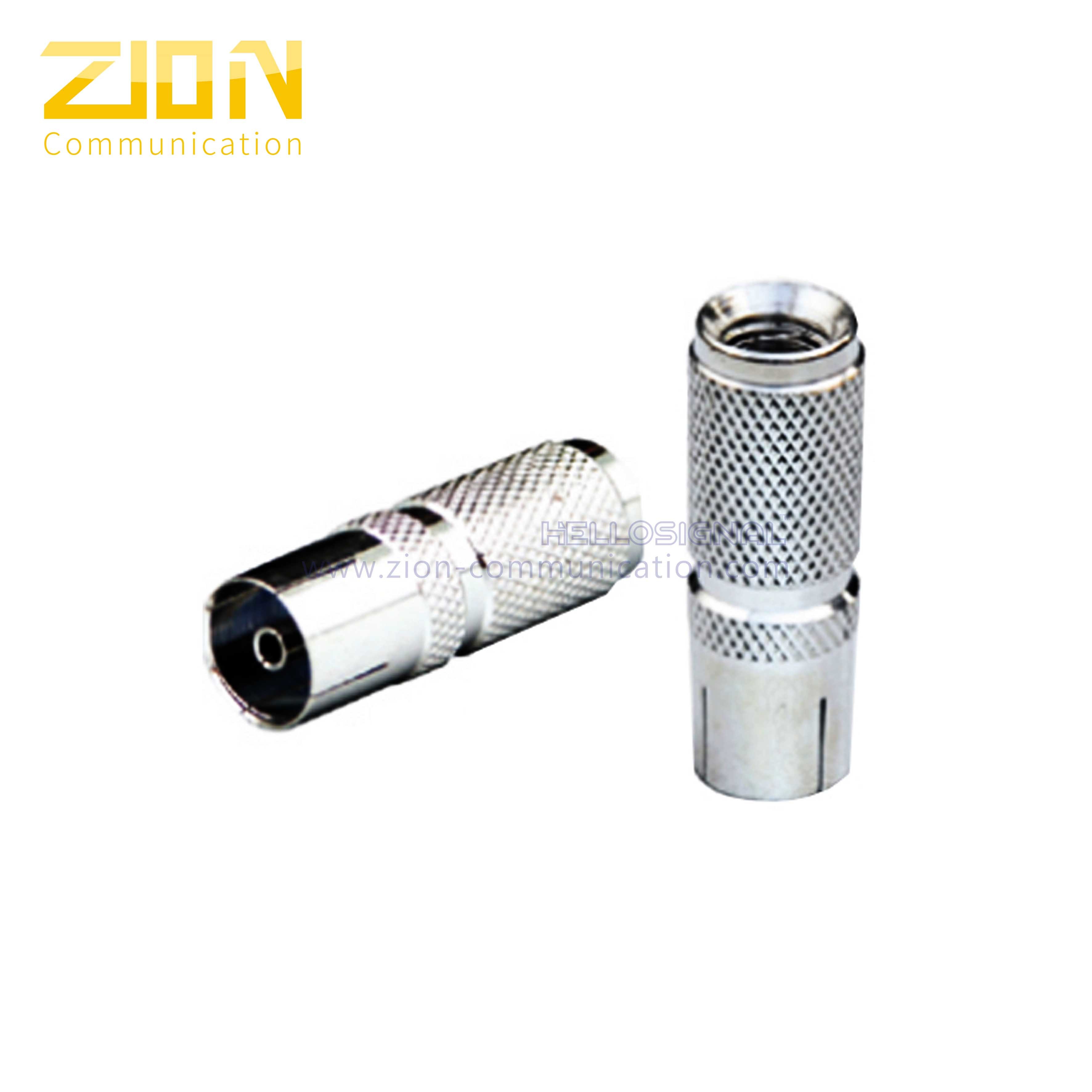Male Female Type N Crimp Clamp Coaxial Cable Connectors For 10base2 Computer Networks
