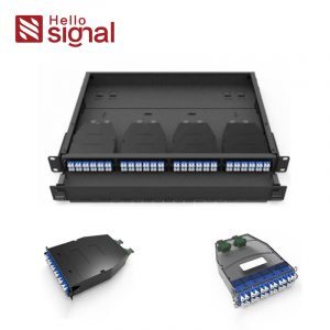1U 19inch Full Loaded Fixed Rack Mount Fiber Patch Panel