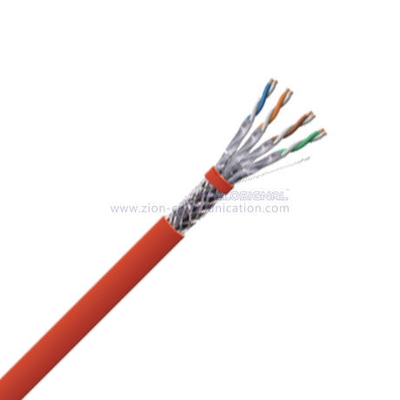 SFTP Cat 7 Network Cable 23AWG PVC 1000ft 100m 1000mhz