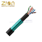 Outdoor Jelly Filled Copper F/UTP UTP Cat6 Lan Cables LSZH PVC 1000m