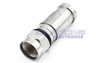RG6 CATV Coaxial Cable with Compression Connector in 25M Length for Satellite TV