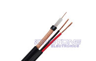 VR - 90P Solid PE CCTV Black Coaxial Cable 22 AWG BC Conductor