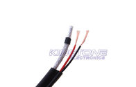 0.71mm BC Conductor RG59 CCTV Coaxial Cable PVC Jacket , Low Loss Coaxial Cable