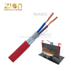 EN50200 PH30 2x16AWG Fire Resistant Cable Fire Resistant Silicone Rubber