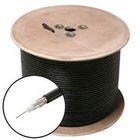 Bare Copper RG59 CATV Coaxial Cable with Solid PE 95% CCA Braid PVC Jacket