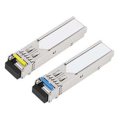 TX1310 / RX1550nm 1.25 G BIDI SFP 10KM LC SMF Fiber Optic Transceiver