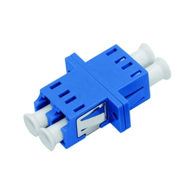 LC Dx Welding Symmetry Plastic Fiber Optic Adapter/Coupler with Flange