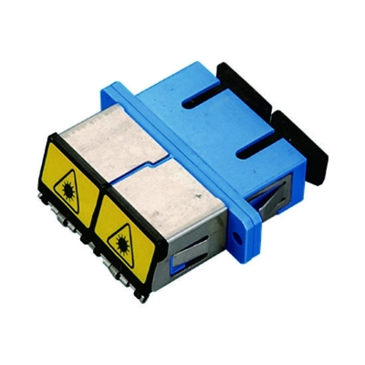 SC DX Metal Avoid Fiber Optic Adapter/Coupler with Flange