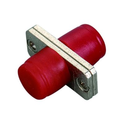 FC SX Rectangle Flange Fiber Optic Adapter with ≤ 0.2dB Insertion Loss and Wide Operating Temperature