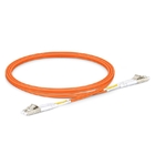 Multimode LC UPC To LC UPC Simplex OM1 OS2 Fiber Optic Cable PVC