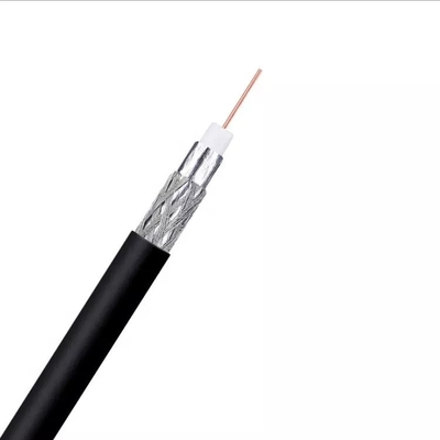 RG6U CCS 95% AL PVC RG6 Bonded Aluminum Polyproylene CCTV Coaxial Construction Cable