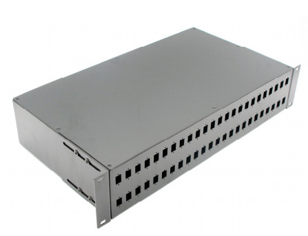 2U 19inch Empty Fixed Rack mount Fiber patch panel