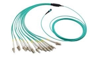 8 Fibers MPO TO LC OM3 Fiber Optic MPO-LC 2.0mm Straight harness Cables