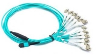 24 Fibers MPO to LC OM3 Fiber Optic MPO-LC 2.0mm Straight harness Cables
