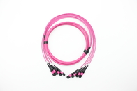 4x12 48F MPO OM4 Fiber Optic Trunk Cable Singlemode Multimode