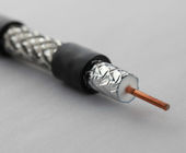 Plenum RG11 Coaxial Cable 14 AWG CCS Conductor 60% AL Braiding CMP Rated PVC