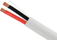 22AWG 2 Cores Stranded Bare Copper Audio Speaker Cable CMR Rated PVC In White