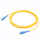 Fiber Optic Patch Cord Simplex SC to SC 9 / 125 μm Singlemode Fiber Jumper