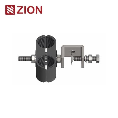 Feeder Cable Clamp for 7/8" Cable – 2-Way, Stainless Steel & EPDM, Outdoor Use | ZFRFCC0229