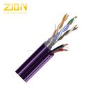 Network Cable UTP CAT5E 24 AWG LSZH Jacket with DC Power Wire for IP Camera