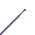 Solid Or Stranded Copper Wire Interbus Cable With Pet Tape Wrapping Purple Jacket