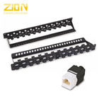 UTP Cat6A Patch Panel 24 ports for Rack , Date Center Accessories , from China Manufacturer - Zion Communiation