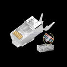 CAT7 Modular Plug FTP Data Center Equipment 1.30mm Insulation OD