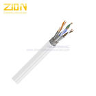 S/FTP CAT 7 Network Cable 1000Mhz 10Gbps Copper Conductor PVC Jacket