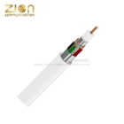 Mini Coax + ( 2 X 0.5+1 X 0.22 ) MENA CCTV Coaxial Cable With Power Cable