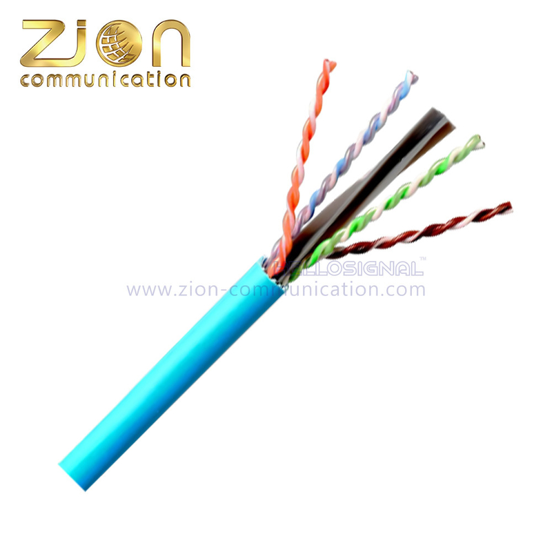 23AWG 4 Twisted Pair UTP Cat 6a Copper Cable 1000ft 305m