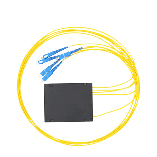 Optical Splitter 1×4 out ABS Box Single Mode Fused Type Optical Coupler FBT Fiber Optic Splitter(7233102)