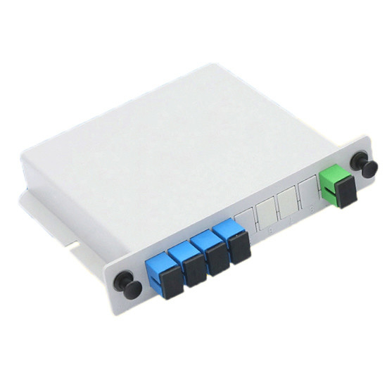 Fiber Optic Splitter 1×4 LGX Single Mode PLC Fiber Optic Splitter with SC FC Connection(7233207)