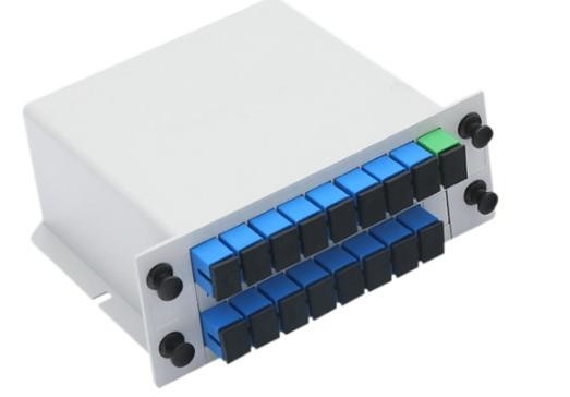 PLC Optic Fiber Splitter 1×16 LGX Single Mode with SC FC Connection(7233221)