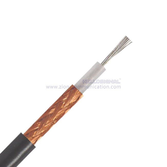 RG8X TC Conductor, Solid PE, 95% Coverage TCCA with PVC coaxial cable