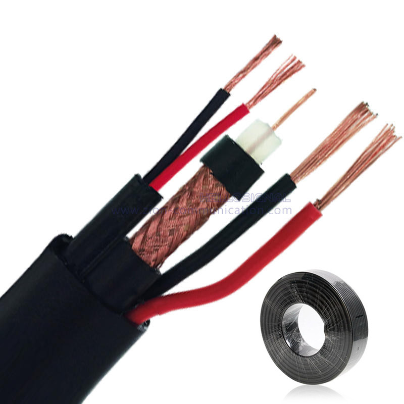 2×0.75+2×0.22 Power CCS PTZ 80 Coaxial Cable With Power