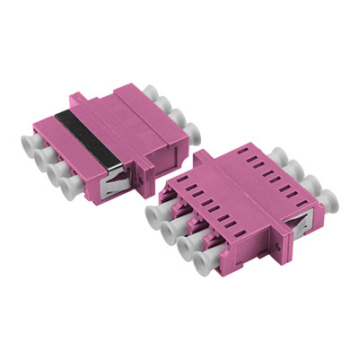 LC OM4 QUAD Welding Symmetry-type Adapter With Flange