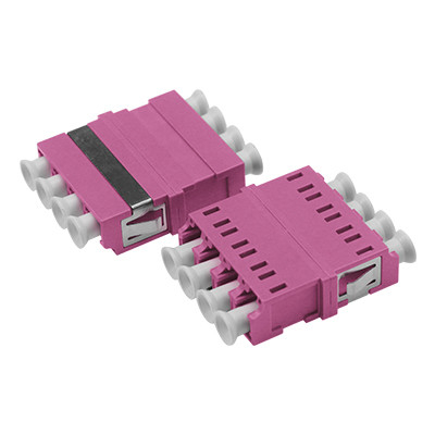 LC OM4 QUAD Welding Symmetry-type Adapter Without Flange