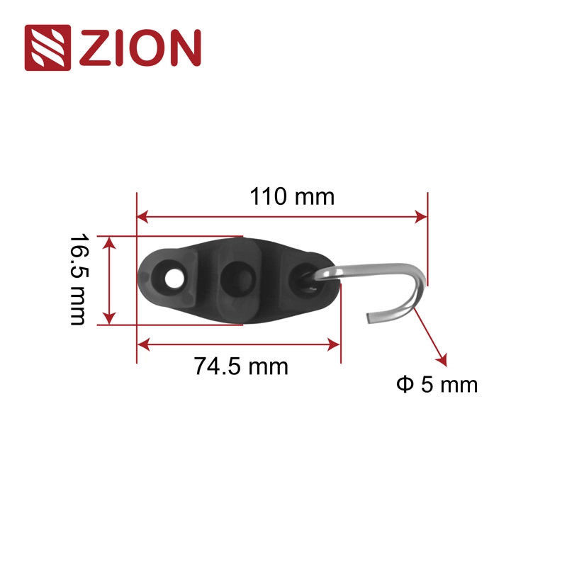 FTTH Combination Flat Cable Drop Clamp ZCSPC-09 - Precision Clamping for FTTH Cabling Infrastructure
