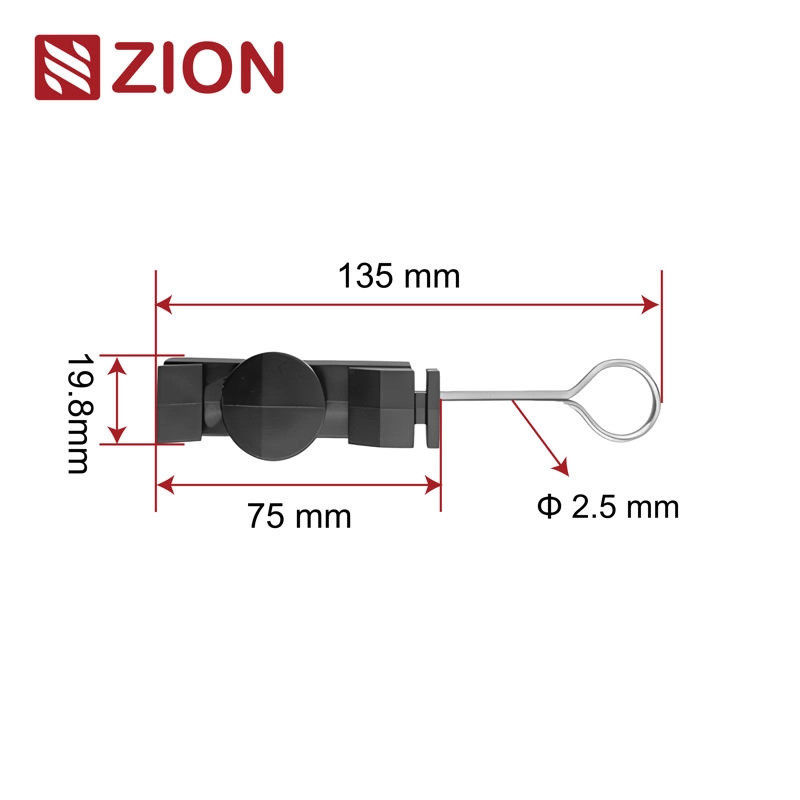 FTTH Combination Flat Cable Drop Clamp ZCSPC-11 - Advanced Clamping Device for FTTH Networks