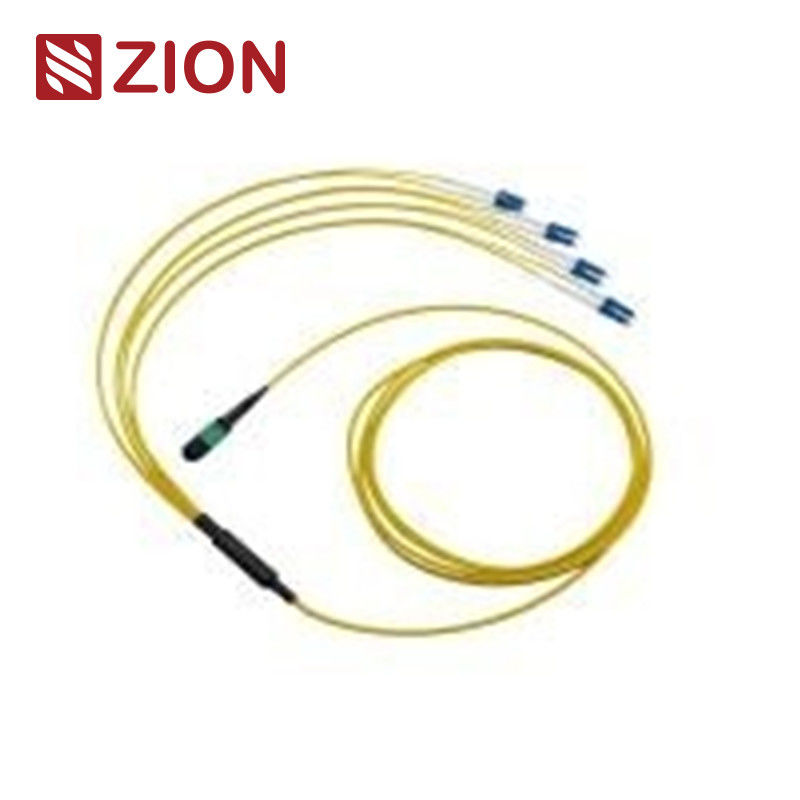 8 Fibers Single mode MTP-LC Fiber Optic Cable 2.0mm Straight Harness for High-Density Data Centers
