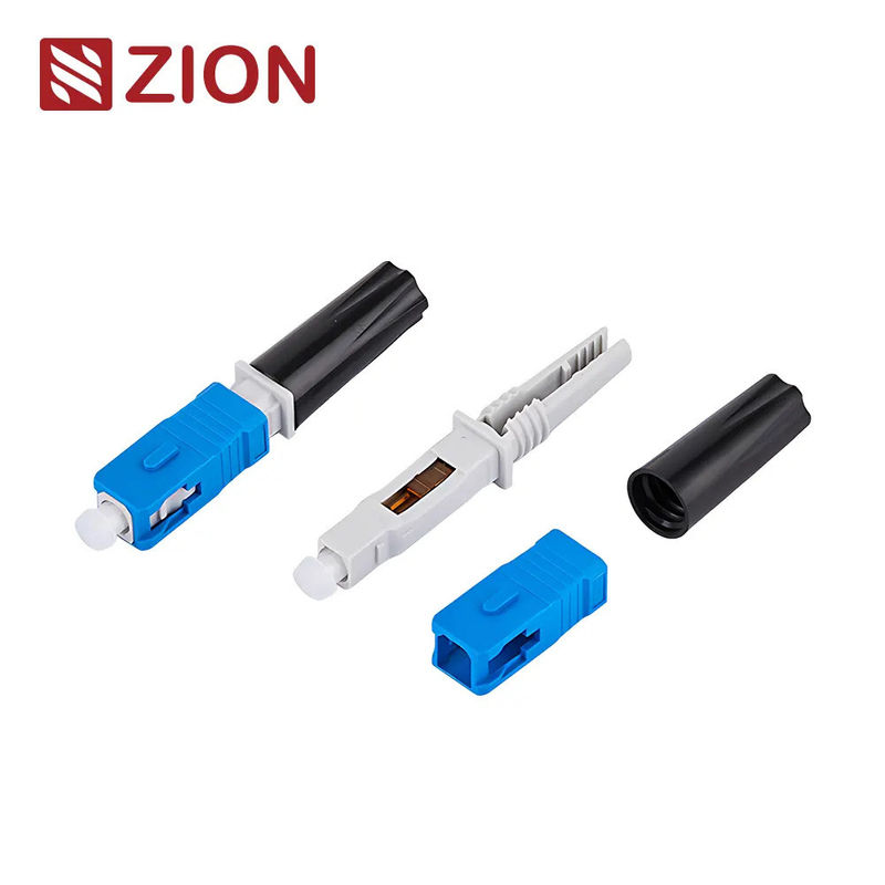 ZCSC21-U50 SC UPC Fast Assembly Fiber Optic Quick Connector with Embedded Structure and Reusable Design