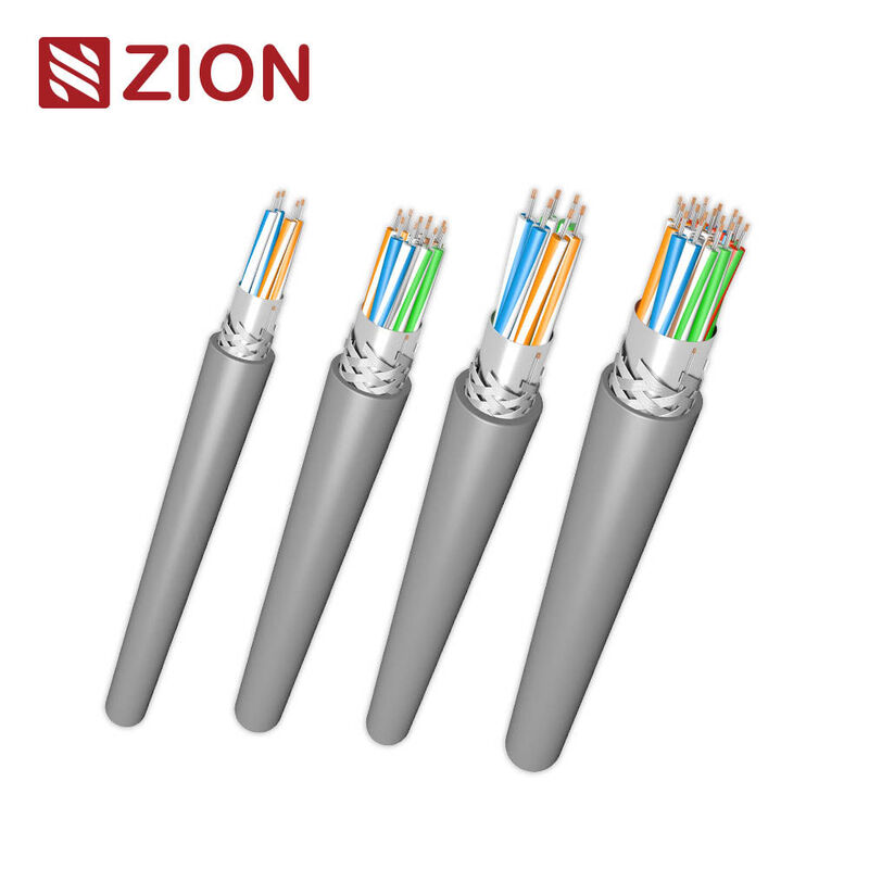 28AWG Stranded Tinned Copper Foil Shielded RS485/RS232 Communication Cable with 120Ω Impedance for Industrial Automation