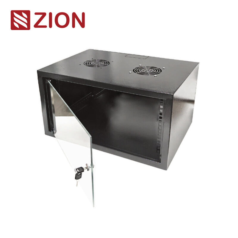 CAB 400 Wall Cabinet with 400 mm Depth, 60kg Loading Capacity, and SPCC Steel Construction for Network and IT Equipment