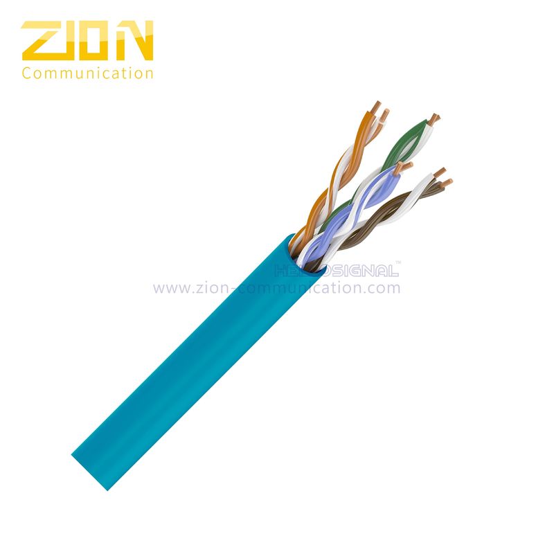 UTP CAT5E Bulk Network Cable 24AWG Copper 350MHz CM Rated PVC for Multimedia