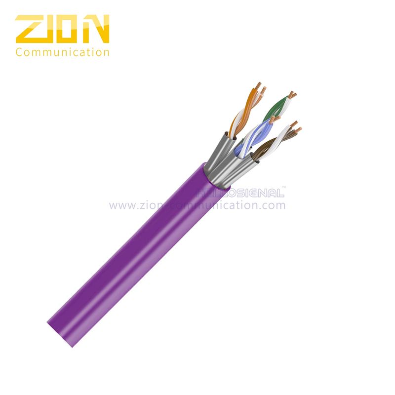U / FTP Outdoor Network Cable CAT 6A BC LSZH Twisted Pair Installation