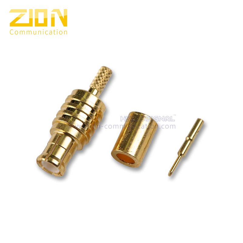 RG174 / 188 / 316 Coaxial Cable Connectors MCX Crimp Style Straight & Right Angle Plug Jack