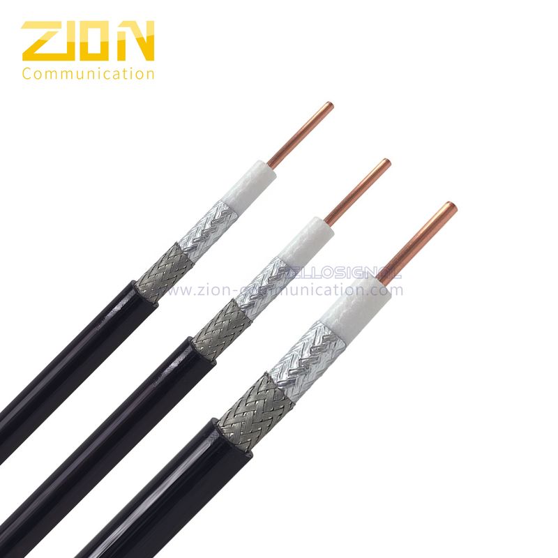 Low Loss RF Cable 500 Tinned Copper Braiding 50 Ohm for WLL, GPS, WLAN