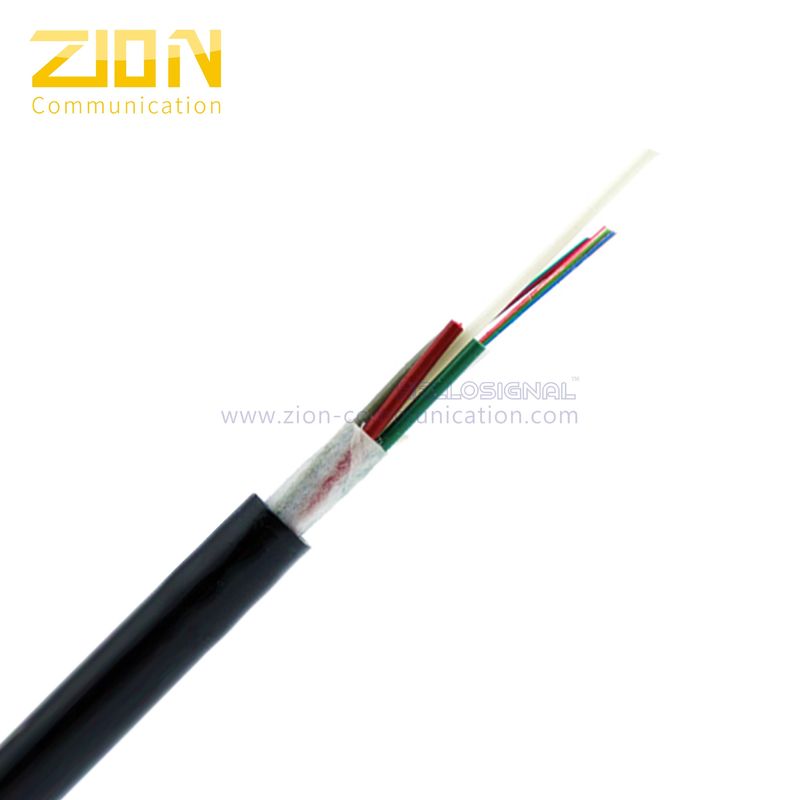 Ducted  or Aerial GYFTY Stranded Loose Tube Fiber Optic Cable With PE Sheath